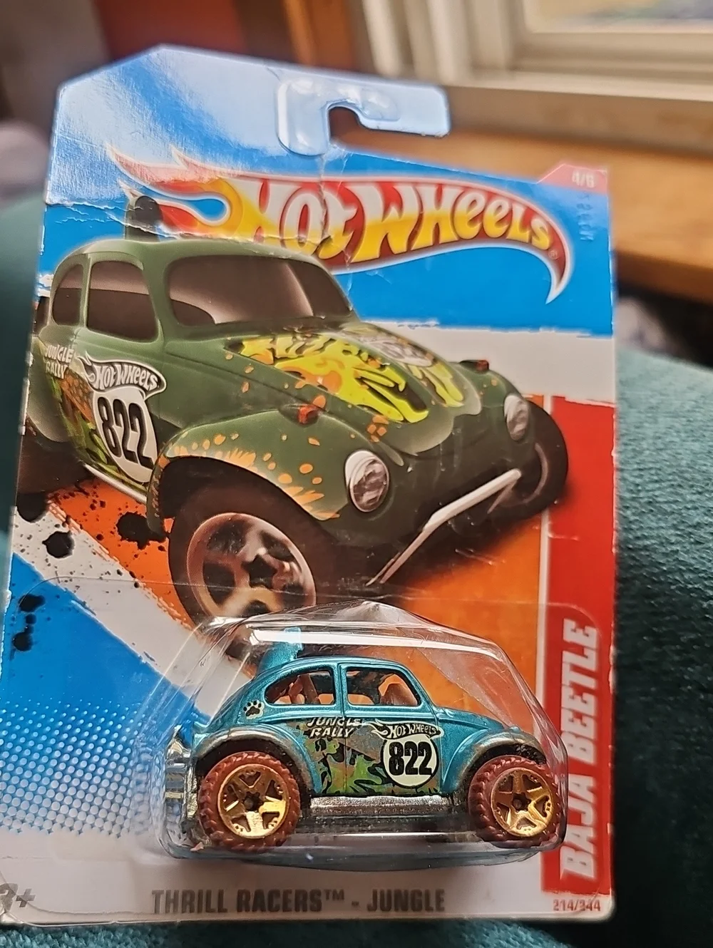 Hot Wheels, Volkswagen Baja Beetle, Thrill Racers, Jungle